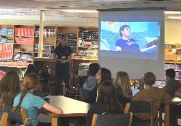  Students listen to presentation of RevGM