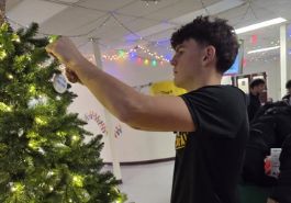  Student with giving tree